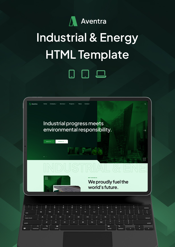 Aventra - Industrial and Energy HTML Template - 2