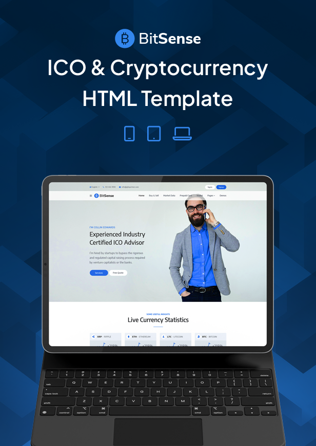 BitSense – ICO & Cryptocurrency HTML5 Template - 2